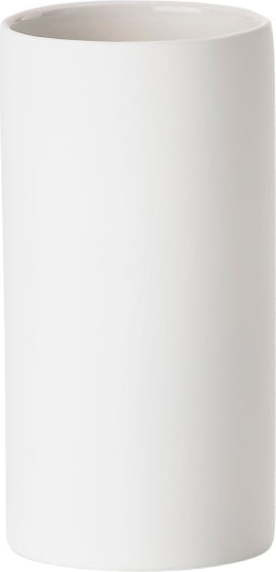 Bílý porcelánový kelímek na zubní kartáčky Solo - Zone