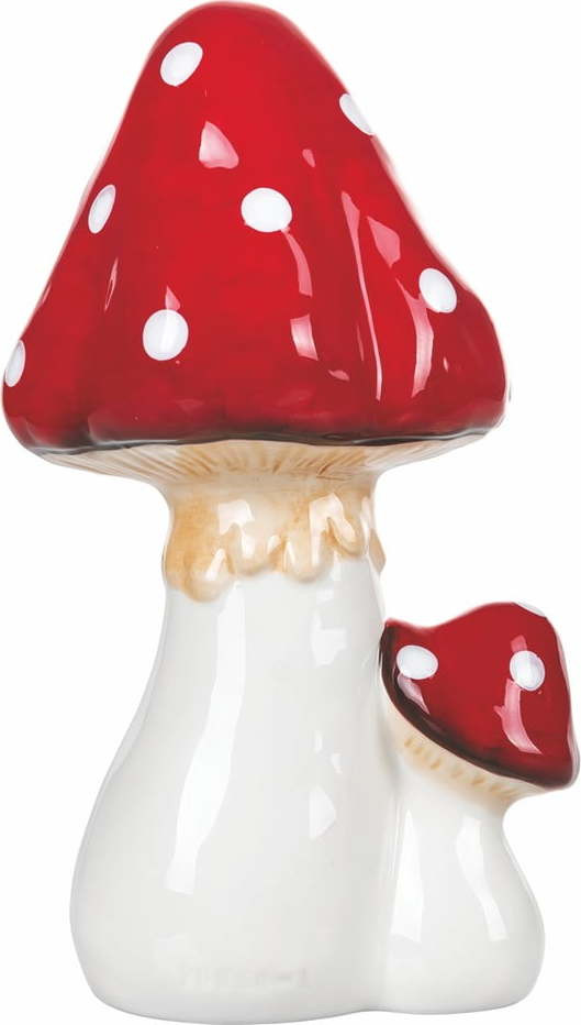 Keramická vánoční dekorace VDE Tivoli 1996 Fungo, výška 23,5 cm