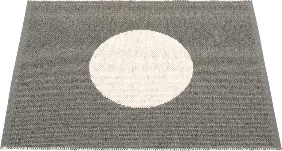 Tmavě šedý vnitřní a venkovní koberec 70x90 cm Vera Charcoal – Pappelina