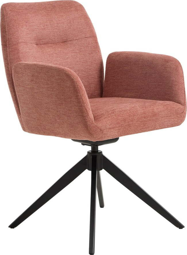 Růžová jídelní židle Roxana – Unique Furniture