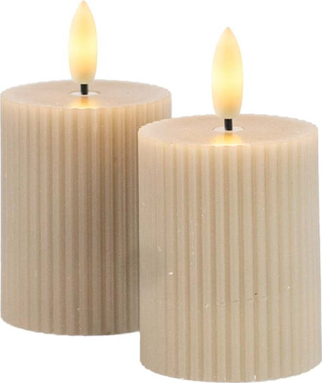 LED svíčky v sadě 2 ks na USB (výška 6,5 cm) Smilla – Sirius