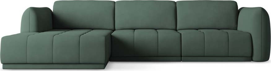 Zelená rohová pohovka (levý roh) Hoku – Makamii