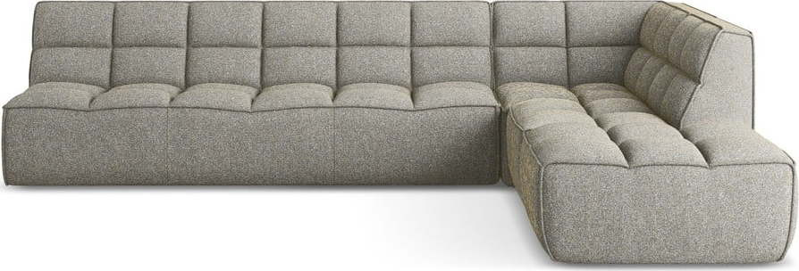 Béžová modulární rohová pohovka (variabilní roh) Kalai – Makamii