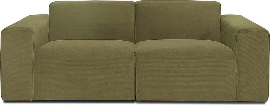 Zelená manšestrová pohovka 202 cm Sting - Scandic