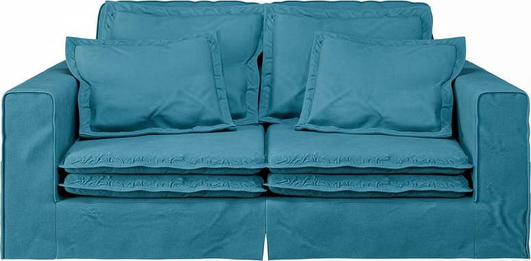 Světle modrá pohovka 196 cm Nora – Ropez