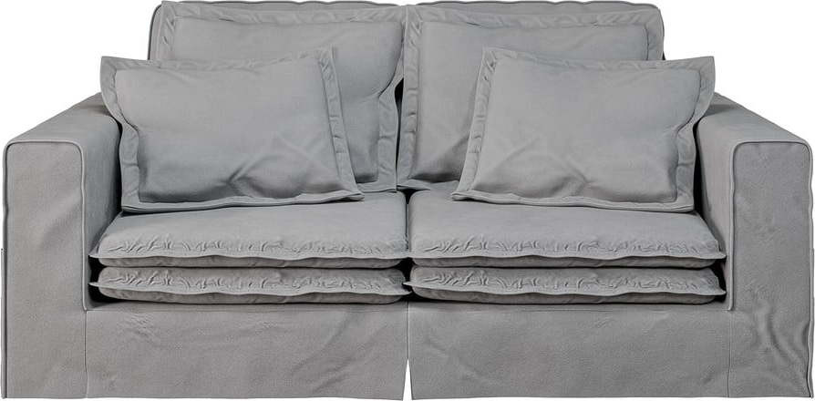 Světle šedá pohovka 196 cm Nora – Ropez