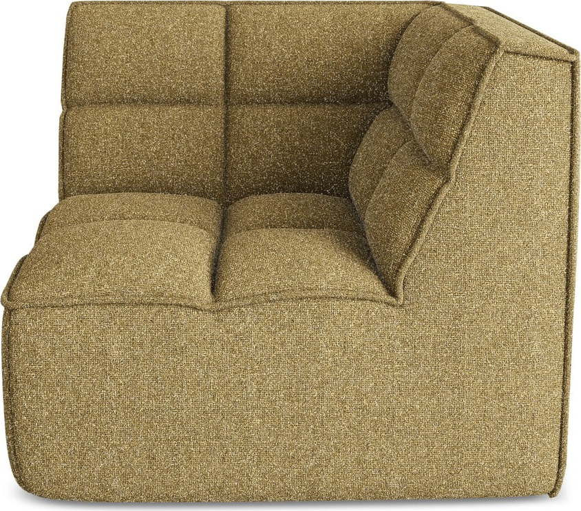 Modul pohovky v hořčicové barvě Kalai – Makamii