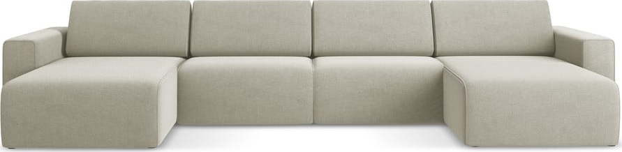 Béžová rohová pohovka Kalea – Makamii