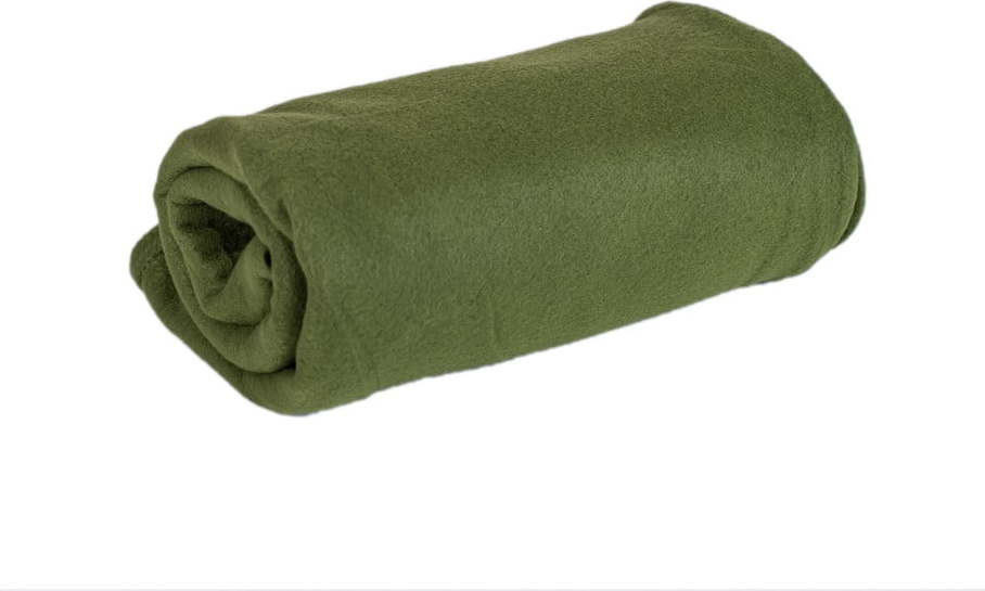 Olivově zelená fleecová deka 200x150 cm - JAHU collections