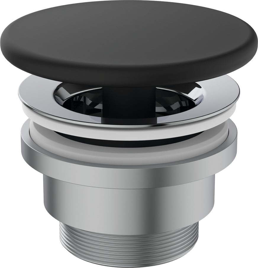 Matně černá umyvadlová výpusť ø 7 cm Ipalyss – Ideal Standard