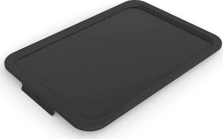 Černé plastové víko na úložný box 57x39x3 cm Albris – Rotho