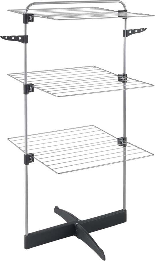 Sušák na prádlo v šedé a stříbrné barvě 22 m Thunder – Metaltex