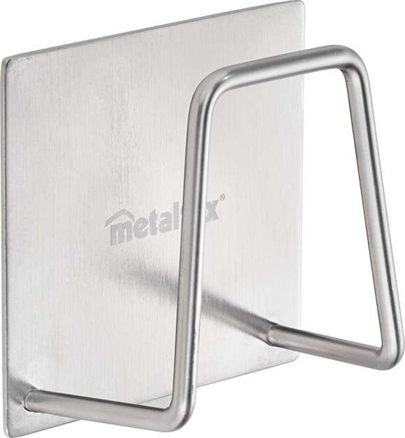 Kovový držák na houbičku bez vrtání – Metaltex