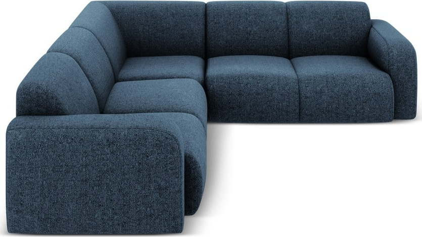 Tmavě modrá rohová pohovka (variabilní roh/do L) Molino – Micadoni Home