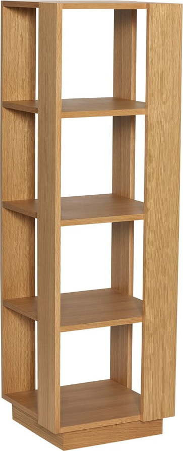 Knihovna v dekoru dubu v přírodní barvě 45x140x45 cm Merge – Hübsch