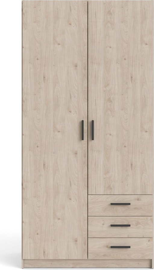 Šatní skříň v dekoru dubu v přírodní barvě 99x200 cm Sprint – Tvilum