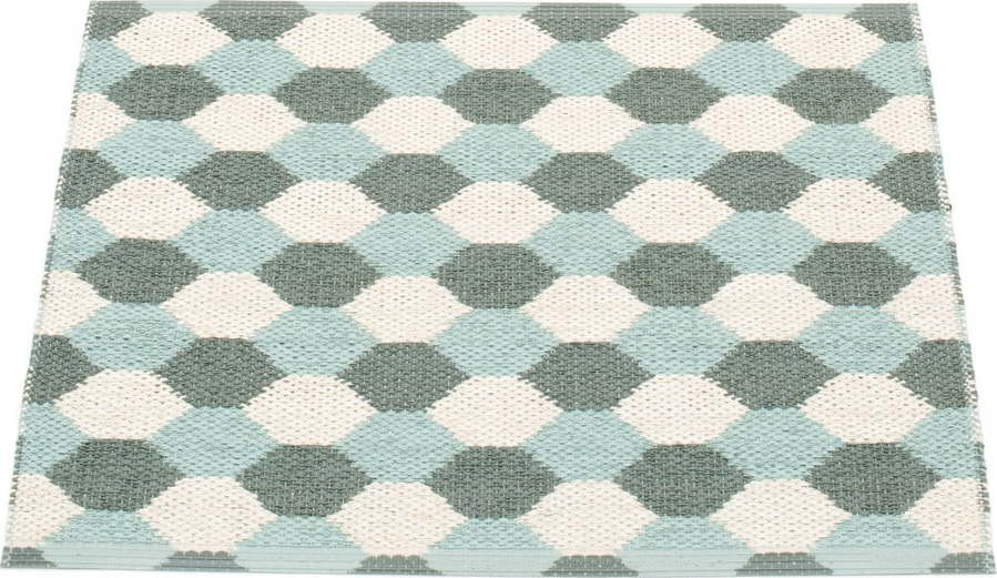 Zeleno-tyrkysový vnitřní a venkovní koberec 60x70 cm Dana Army – Pappelina
