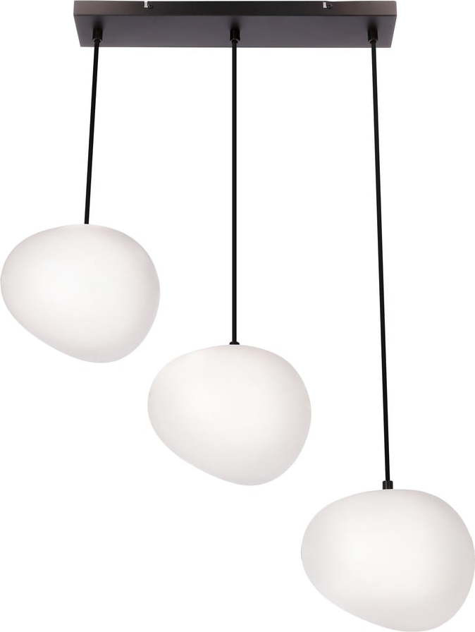 Černo-bílé závěsné svítidlo Stones – Candellux Lighting