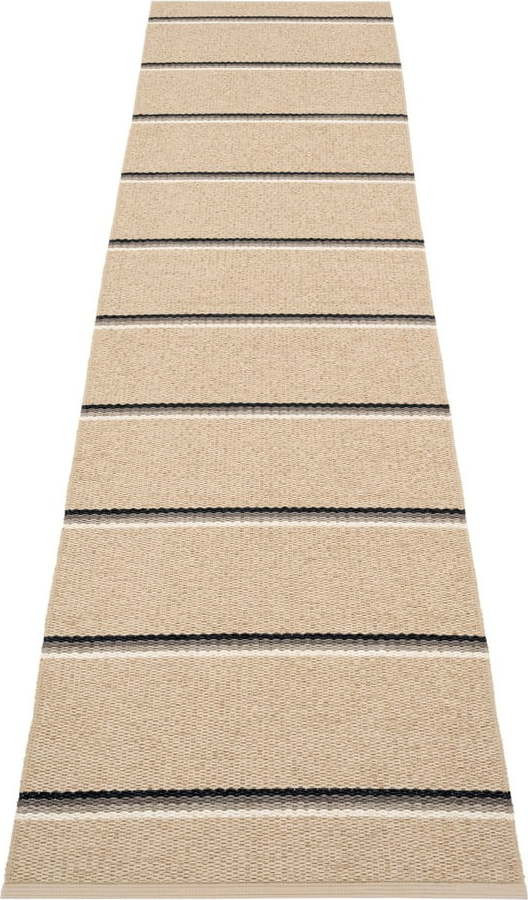 Béžový vnitřní a venkovní běhoun 70x300 cm Olle Mud Beige – Pappelina