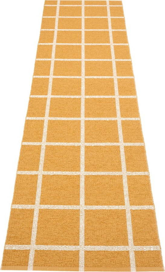 Okrově žlutý vnitřní a venkovní běhoun 70x300 cm Ada Ochre – Pappelina