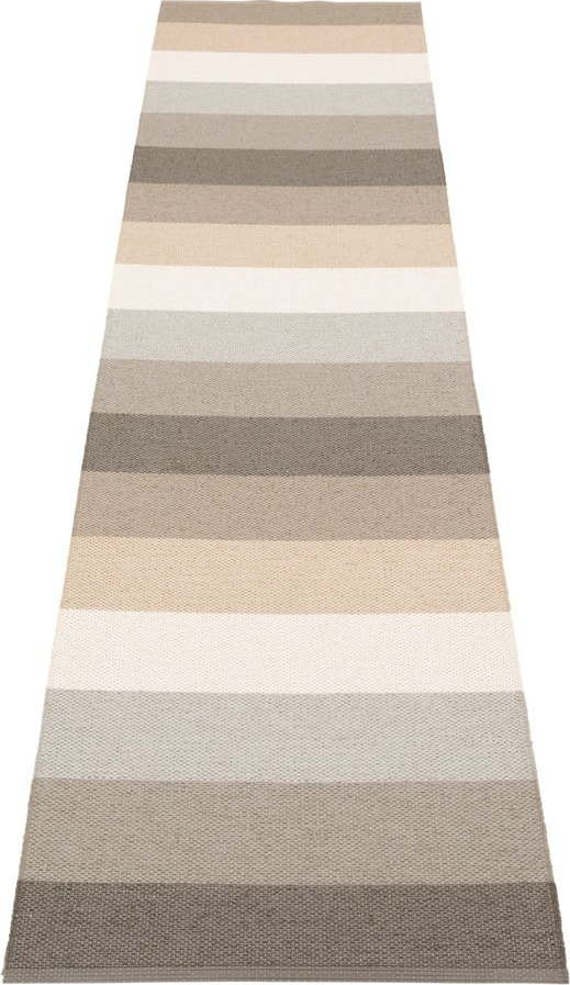 Šedo-béžový vnitřní a venkovní běhoun 70x300 cm Molly Clay – Pappelina