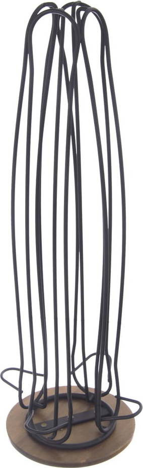 Černý stojan na kapsle Radka – Orion