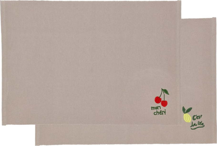 Bavlněná prostírání v sadě 2 ks 33x48 cm Bistro – Södahl