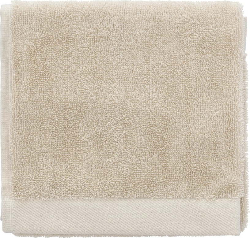 Béžový froté bavlněný ručník 40x60 cm Comfort – Södahl