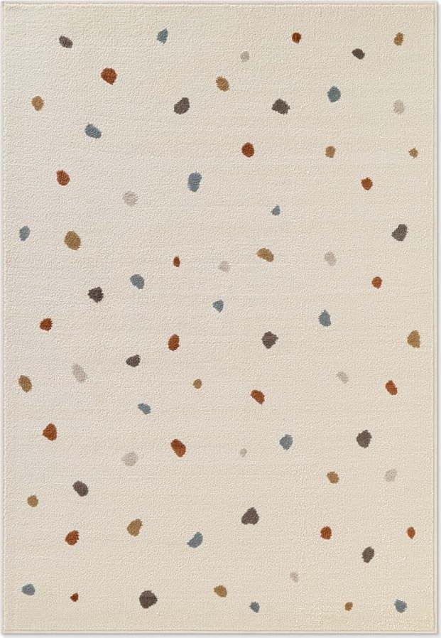 Krémový dětský koberec 120x170 cm Funny Dots – Hanse Home