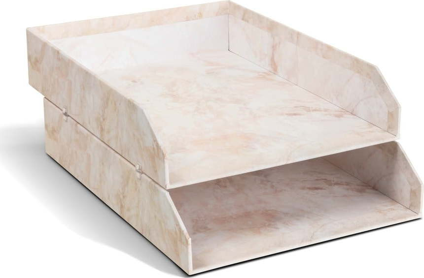 Kartonové organizéry v sadě 2 ks na dokumenty Hakan Paper Laminate – Bigso