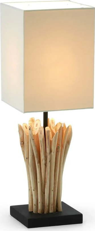 Béžová stolní lampa Kave Home Poob
