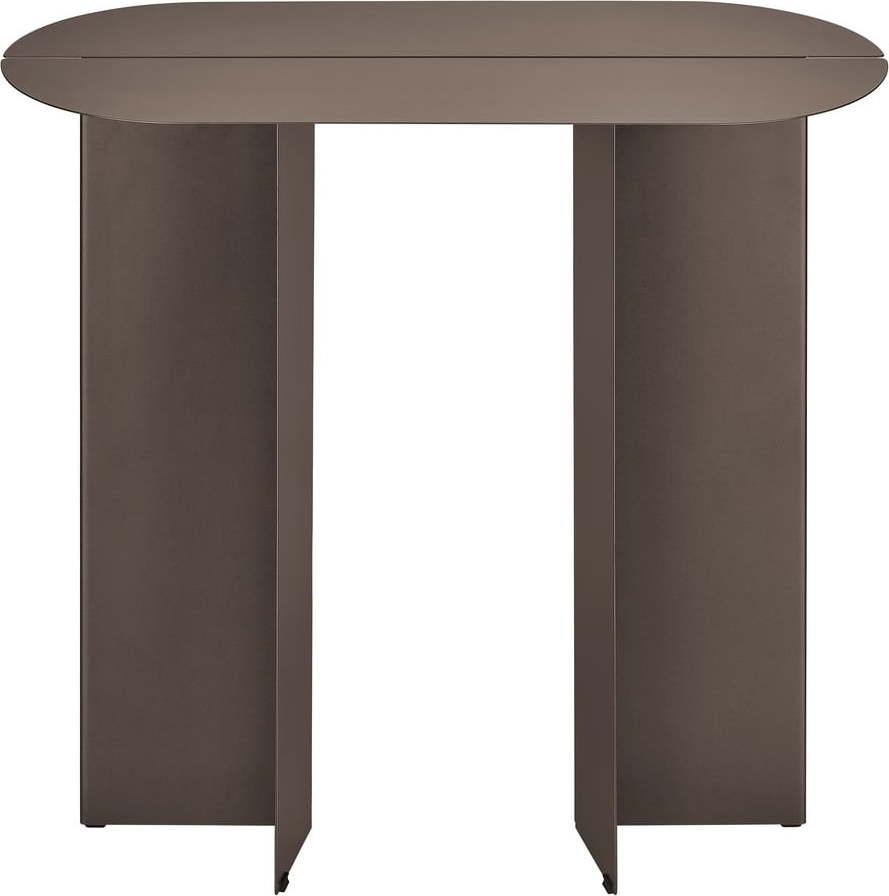 Hnědý ocelový konzolový stolek 35x80 cm Oru – Blomus