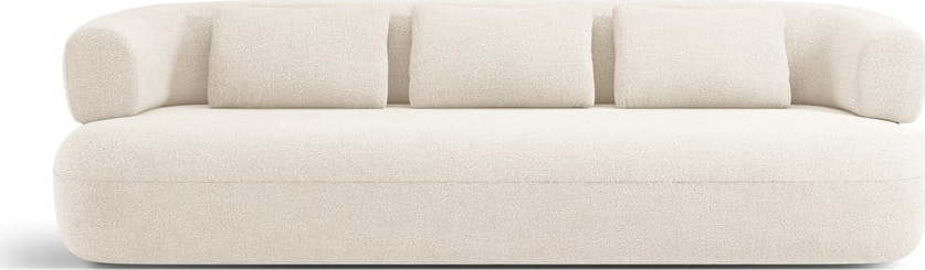 Béžová pohovka z textilie bouclé 226 cm Jenny – Micadoni Home