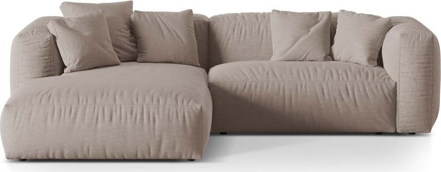 Béžová modulární rohová pohovka (levý roh) Martina – Micadoni Home
