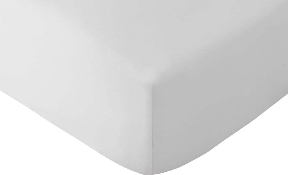 Bílé napínací prostěradlo 90x190 cm So Soft Easy Iron – Catherine Lansfield