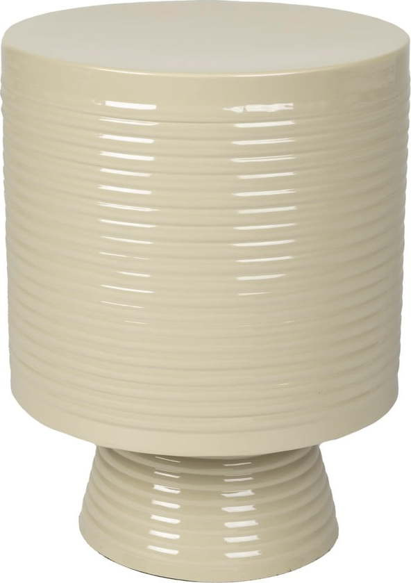 Kovový kulatý odkládací stolek ø 35 cm Sven – White Label