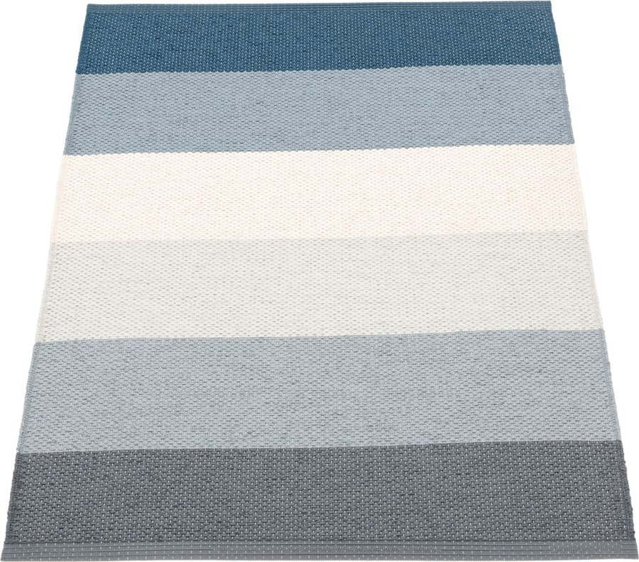 Modro-krémový vnitřní a venkovní koberec 70x100 cm Molly Ocean Grey – Pappelina