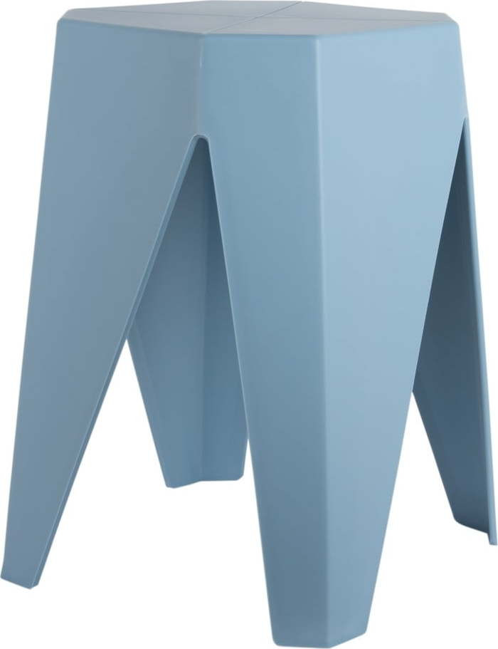 Modrá plastová stolička Cherish – Leitmotiv