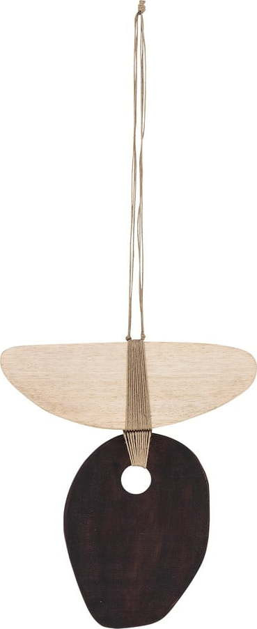 Dřevěná nástěnná dekorace 30,5x33 cm Yoki – Bloomingville