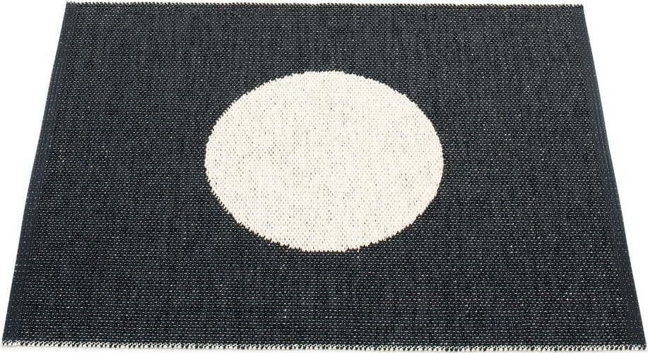 Černo-bílý vnitřní a venkovní koberec 70x90 cm Vera Black – Pappelina