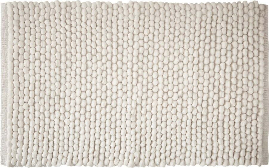 Bílá koupelnová předložka 50x80 cm Aspen Bobble – Bianca
