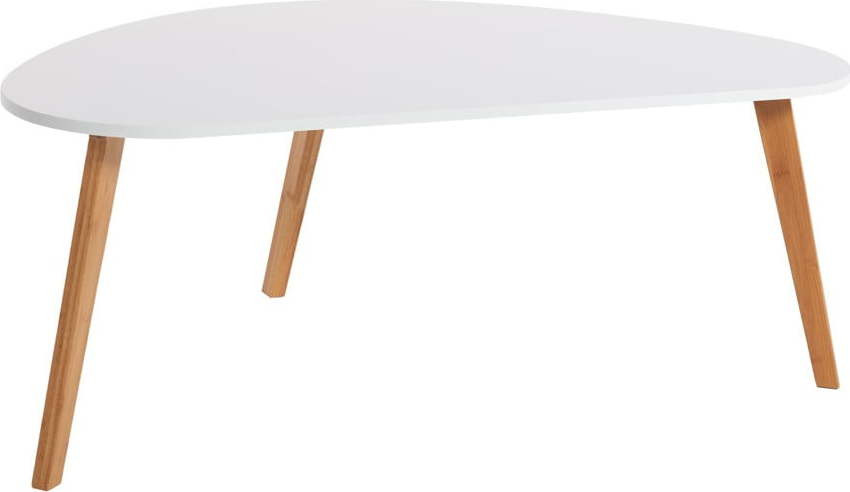 Bílý konferenční stolek Bonami Essentials Skandinavian, délka 120 cm