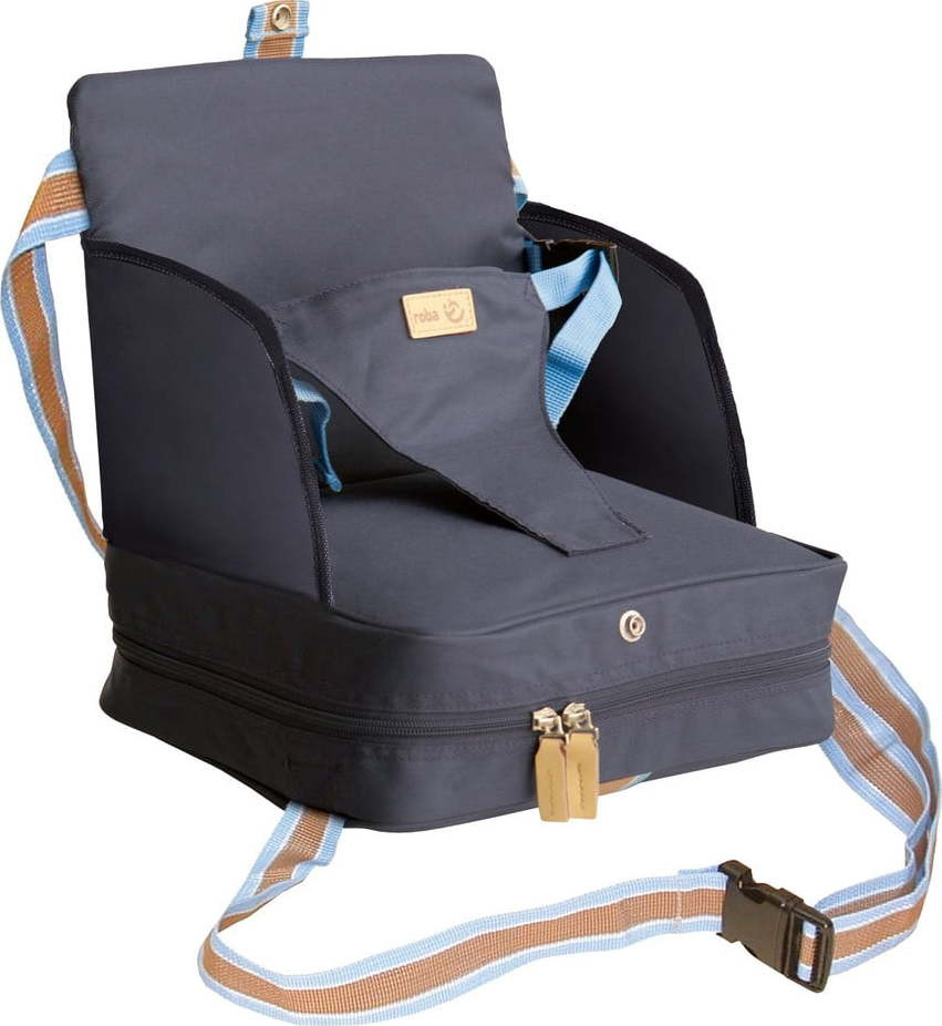 Tmavě modrý dětský podsedák Booster Seat – Roba