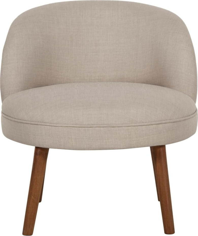 Béžové křeslo Nice – Artie
