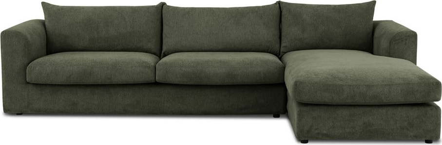 Khaki rohová pohovka (pravý roh) Asgard – Scandic