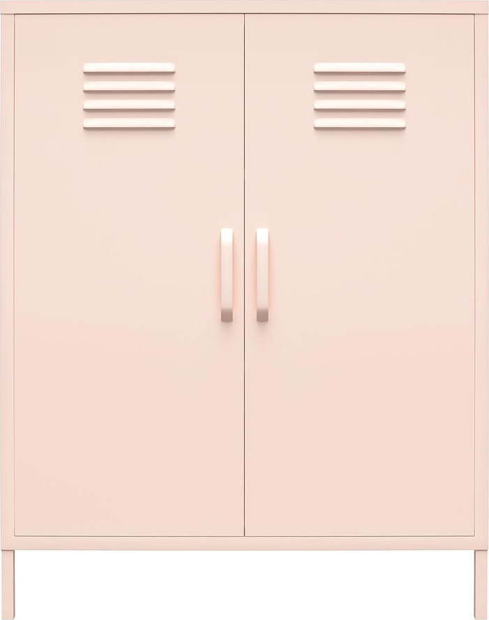 Růžová kovová skříňka 40x102x80 cm Mission District – Støraa