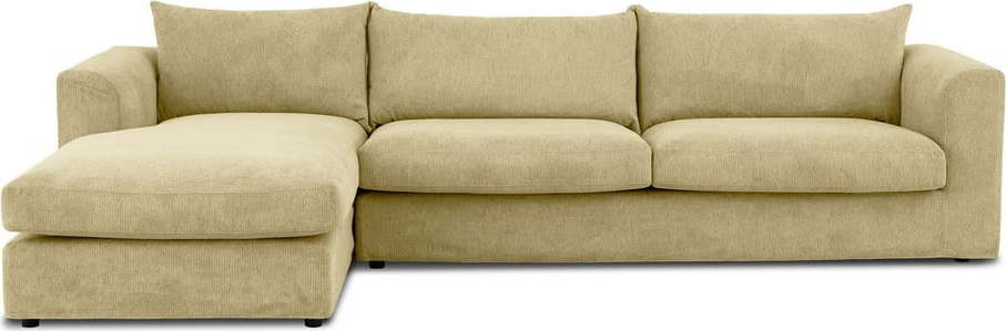 Žlutá rohová pohovka (levý roh) Asgard – Scandic