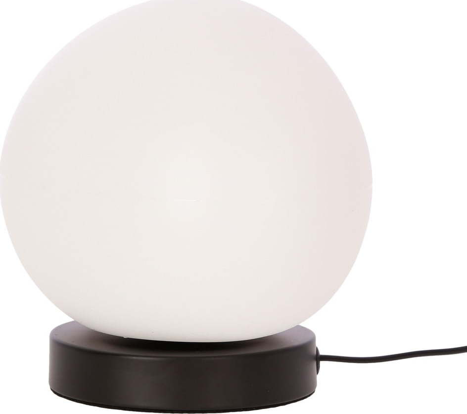 Černo-bílá stolní lampa (výška 19 cm) Stones – Candellux Lighting