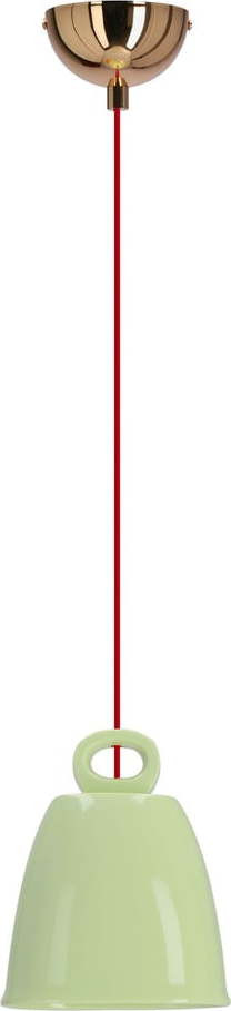 Zelené závěsné svítidlo s keramickým stínidlem Sewilla – Candellux Lighting