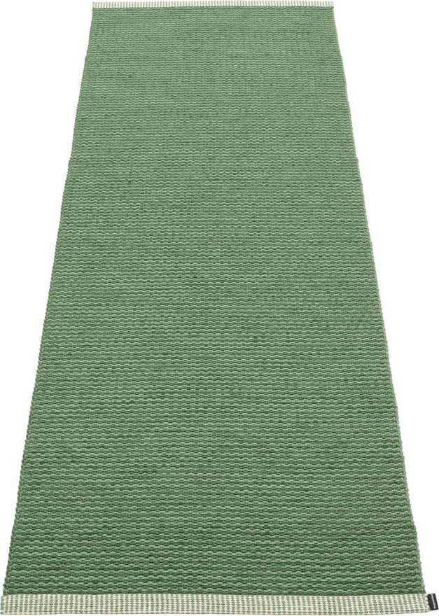 Zelený vnitřní a venkovní běhoun 70x200 cm Mono Leaf Oregano – Pappelina